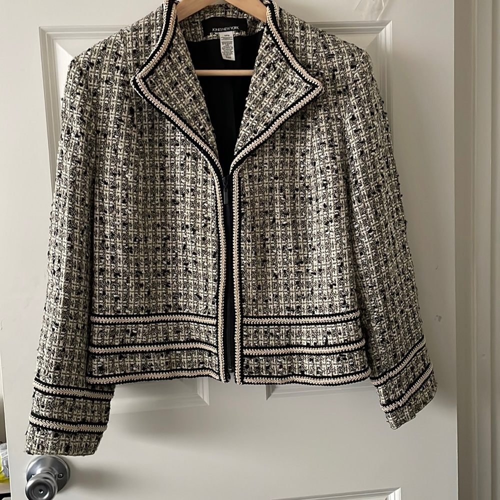 Jones New York “Chanel Style” Jacket Size 16PW